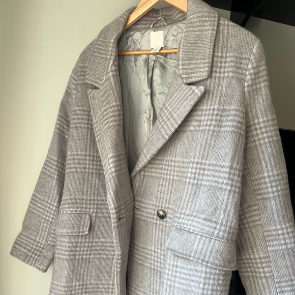 H&M long beige coat - Picture 1 of 5